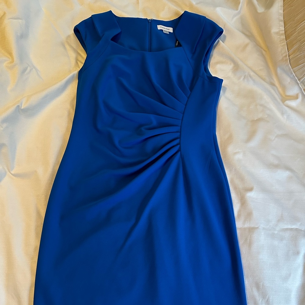 Women's Calvin Klein Royal Blue Dress size 12 Sleeveless